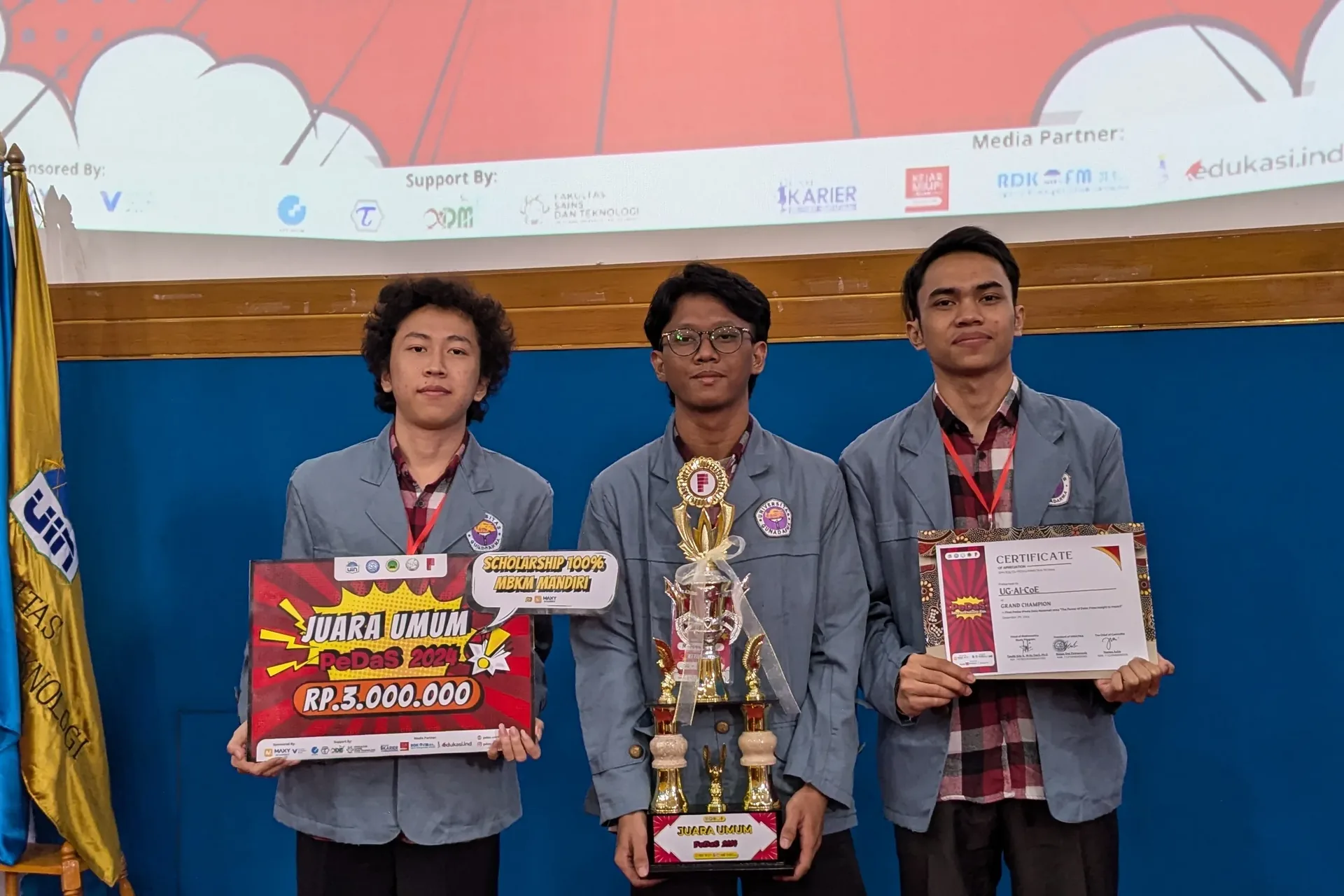 Grand Champion, Pesta Data Nasional 2024 - HIMATIKA UIN Jakarta