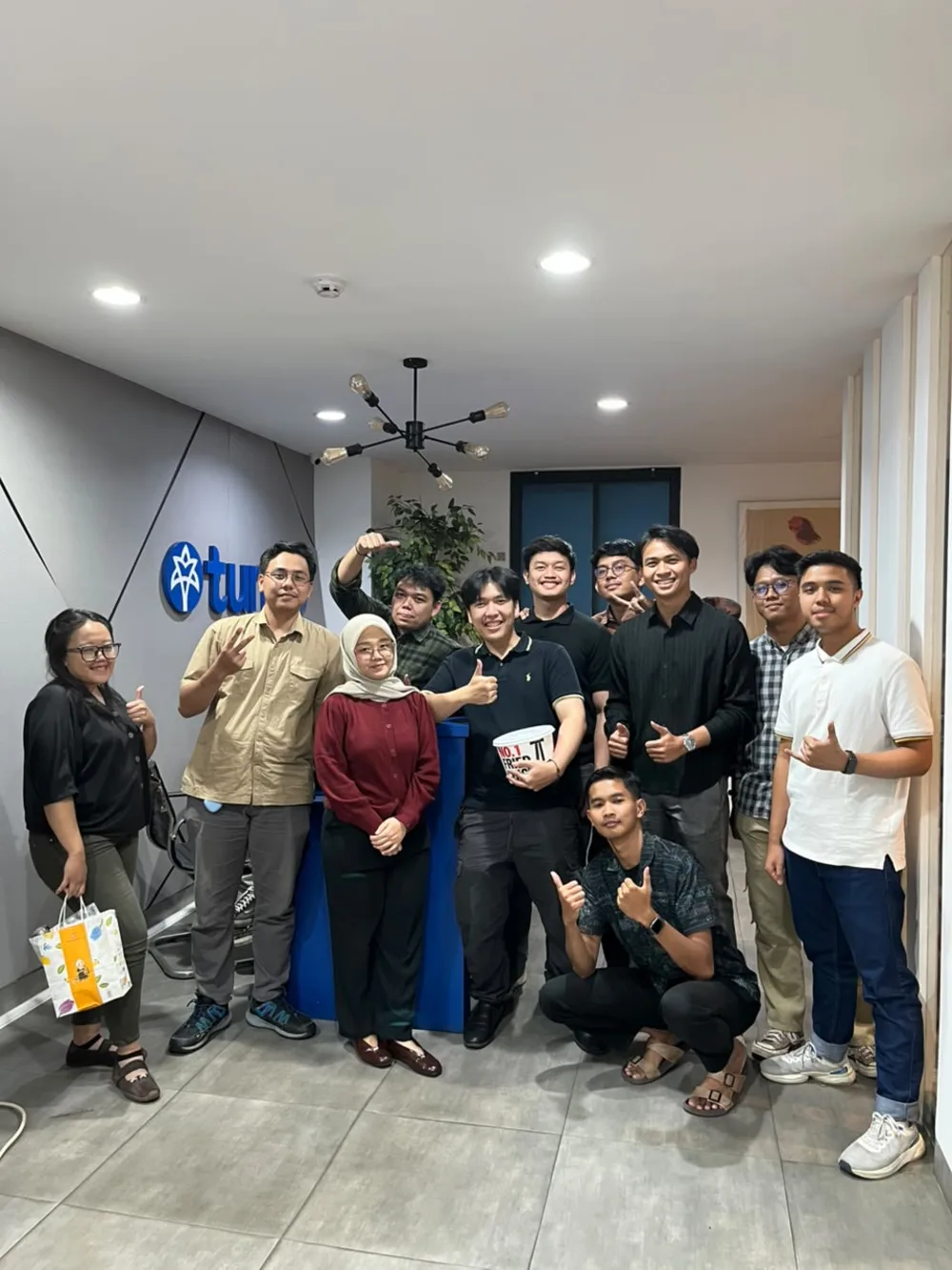 The Tunas Group AI team at the office